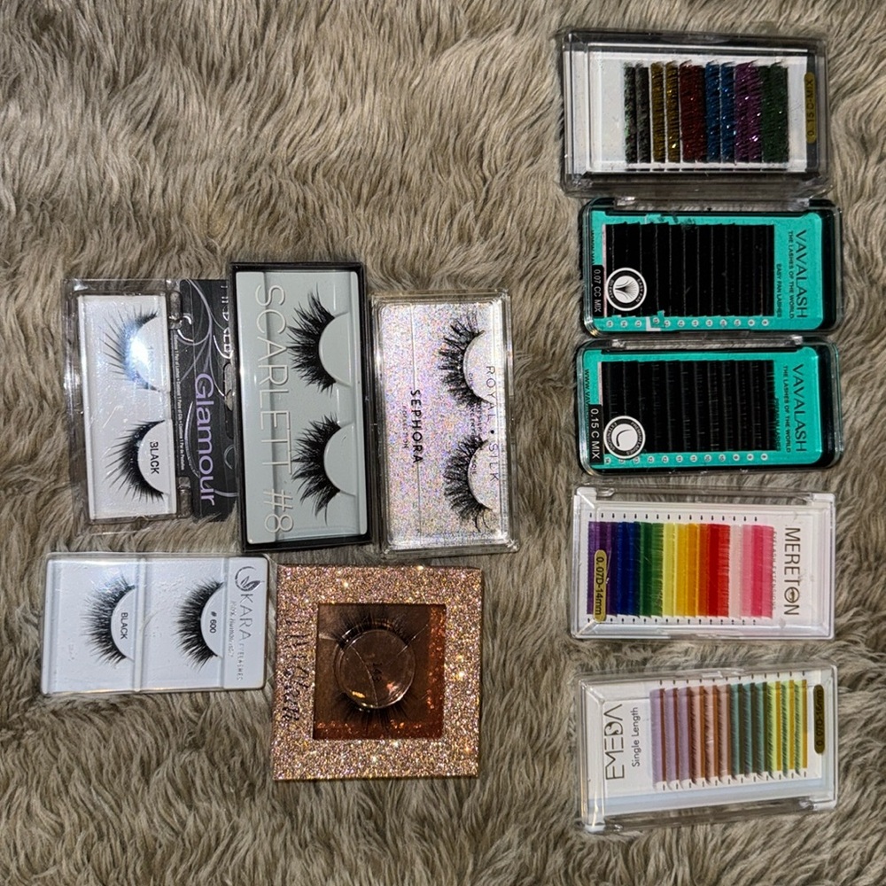 Assorted Eyelash Extension Trays